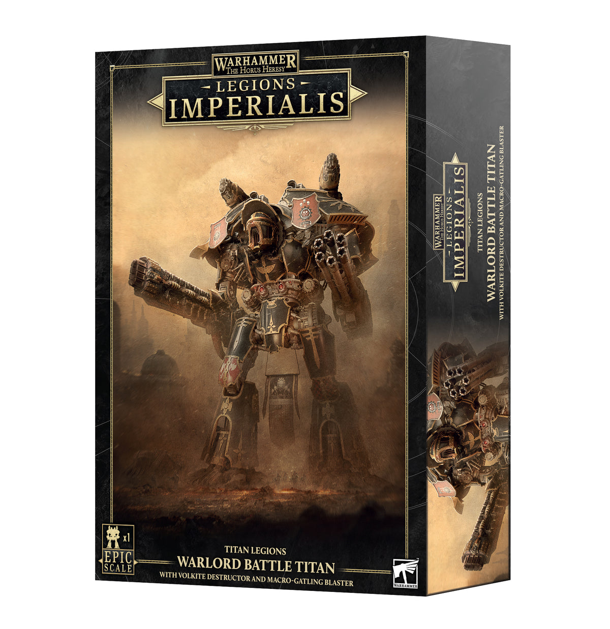 Legion Imperialis: Warlord Titan w/ Volkite Destructor & Macro-Gatling Blaster