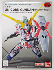 Bandai SD Gundam Ex-Standard UNICORN Gundam (Destroy Mode) Non Scale Kit