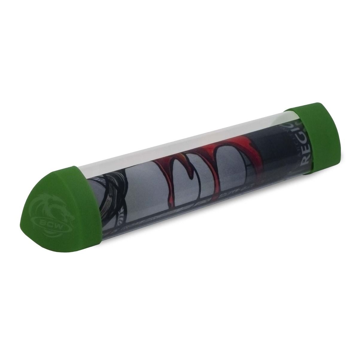 Playmat Tube with Dice Cap Green
