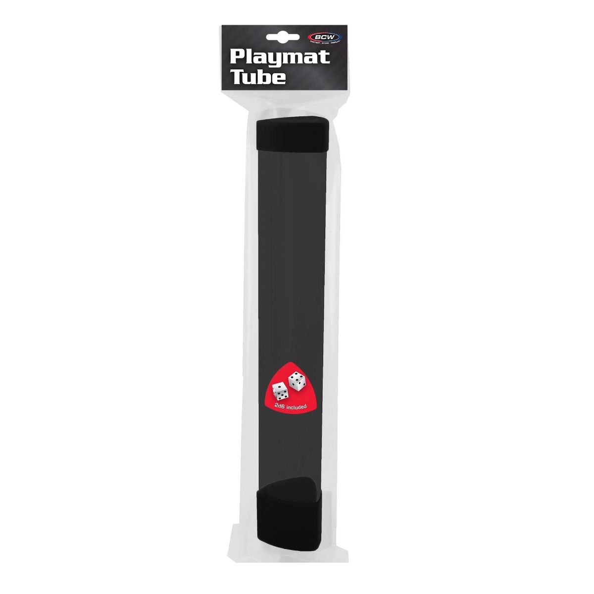 Playmat Tube with Dice Cap Smoke