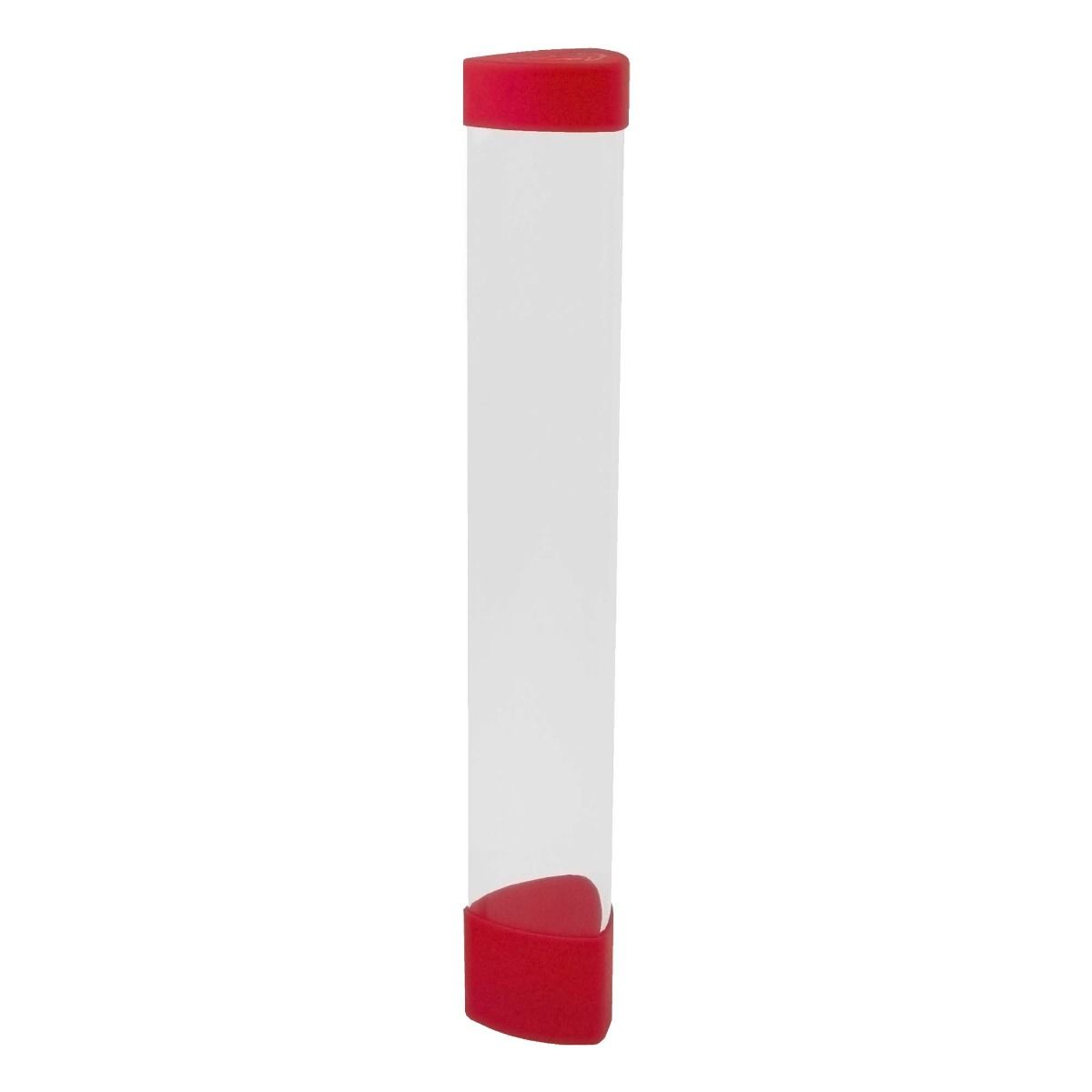 Playmat Tube with Dice Cap Red