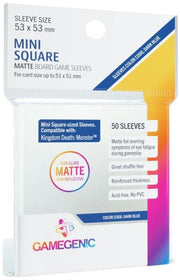 MATTE Dark Blue BG Sleeves (50) 53 x 53mm