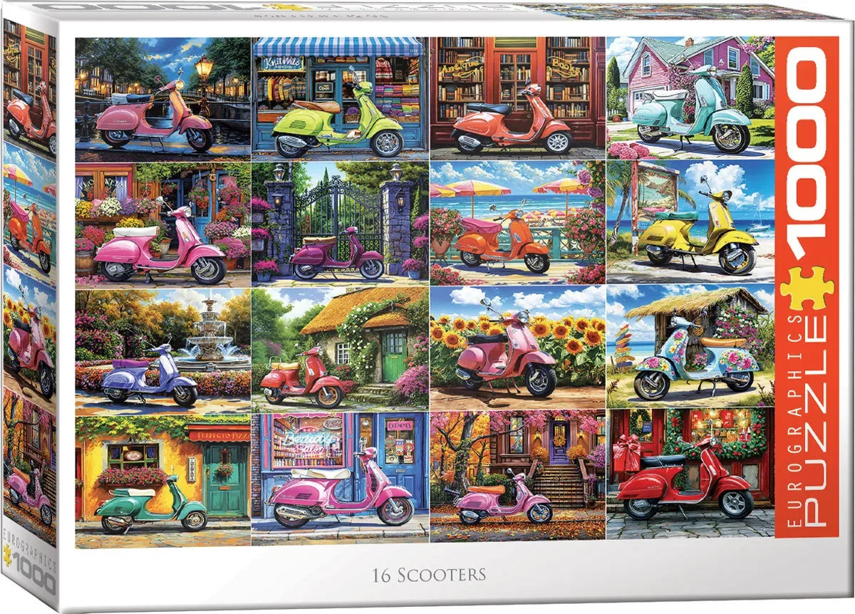 16 Scooters 1000pc