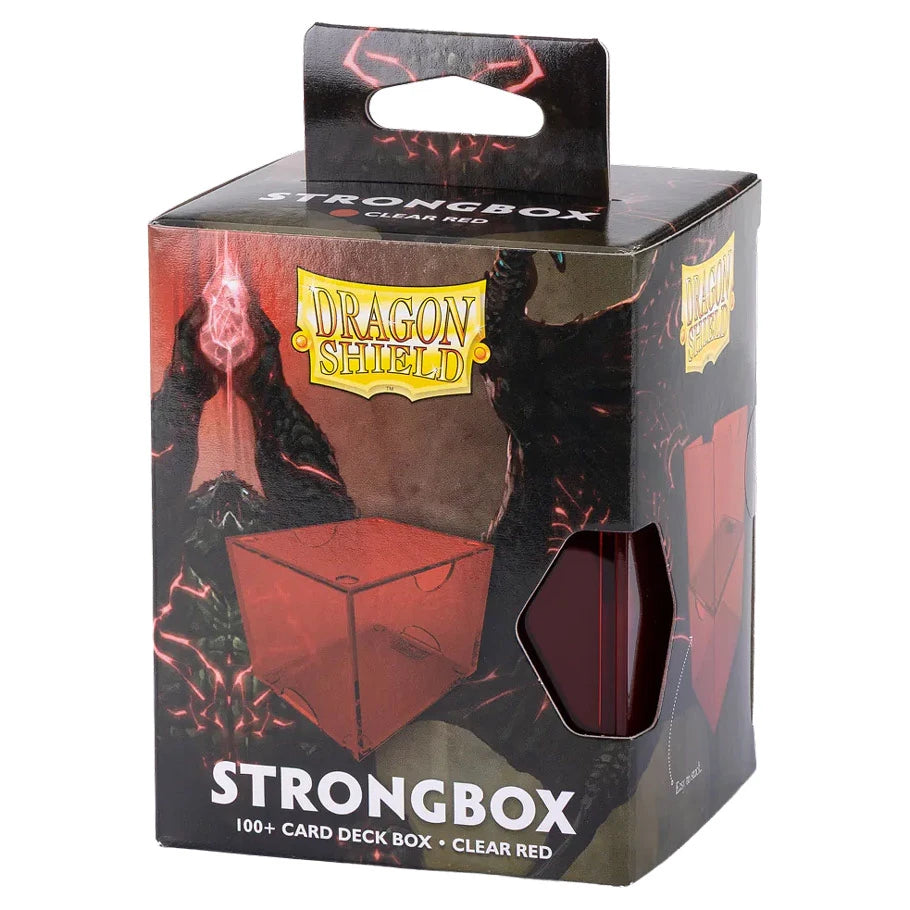 Dragon Shield StrongBox Clear Red
