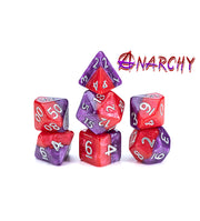 Halfsies Dice - Anarchy 7 Die Set