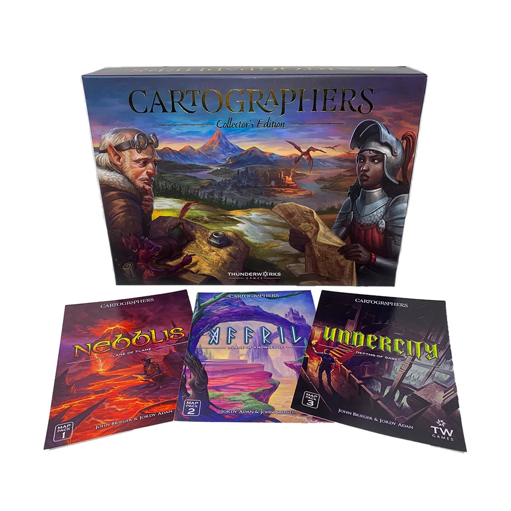 Cartographers: Collector's Edition (Heroes + Map Packs 1-3)