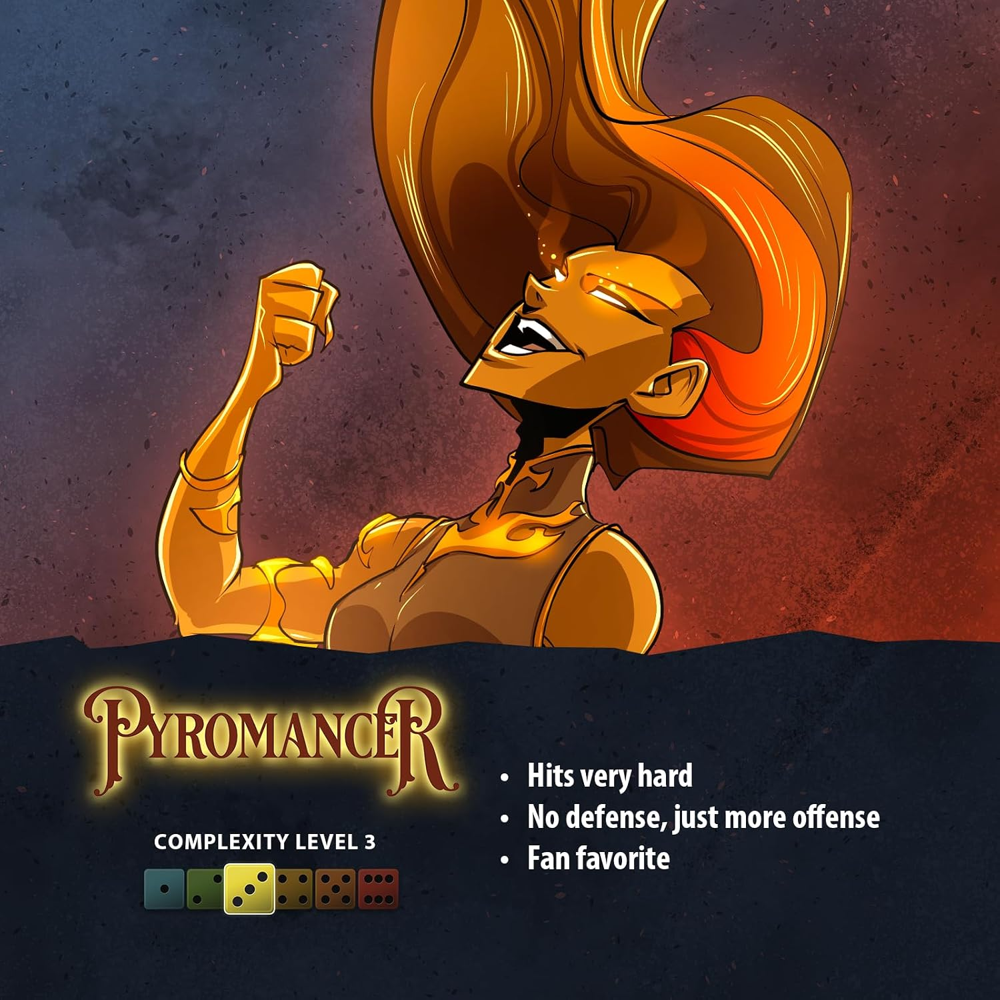 Dice Throne Hero Pack - Pyromancer