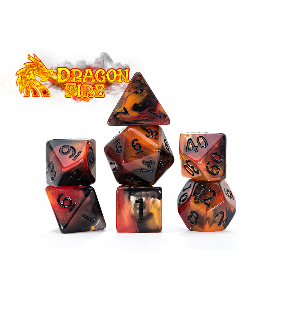 Essence Dice - Dragon Fire 7-Die Set
