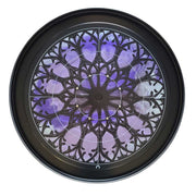 Crokinole Board Gothic Glow Purple
