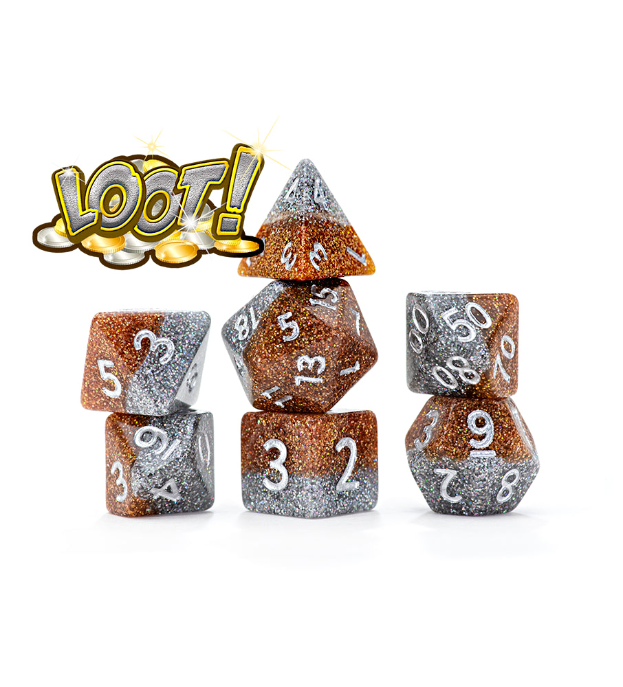 Glitter Bomb - Loot 7-Die Set