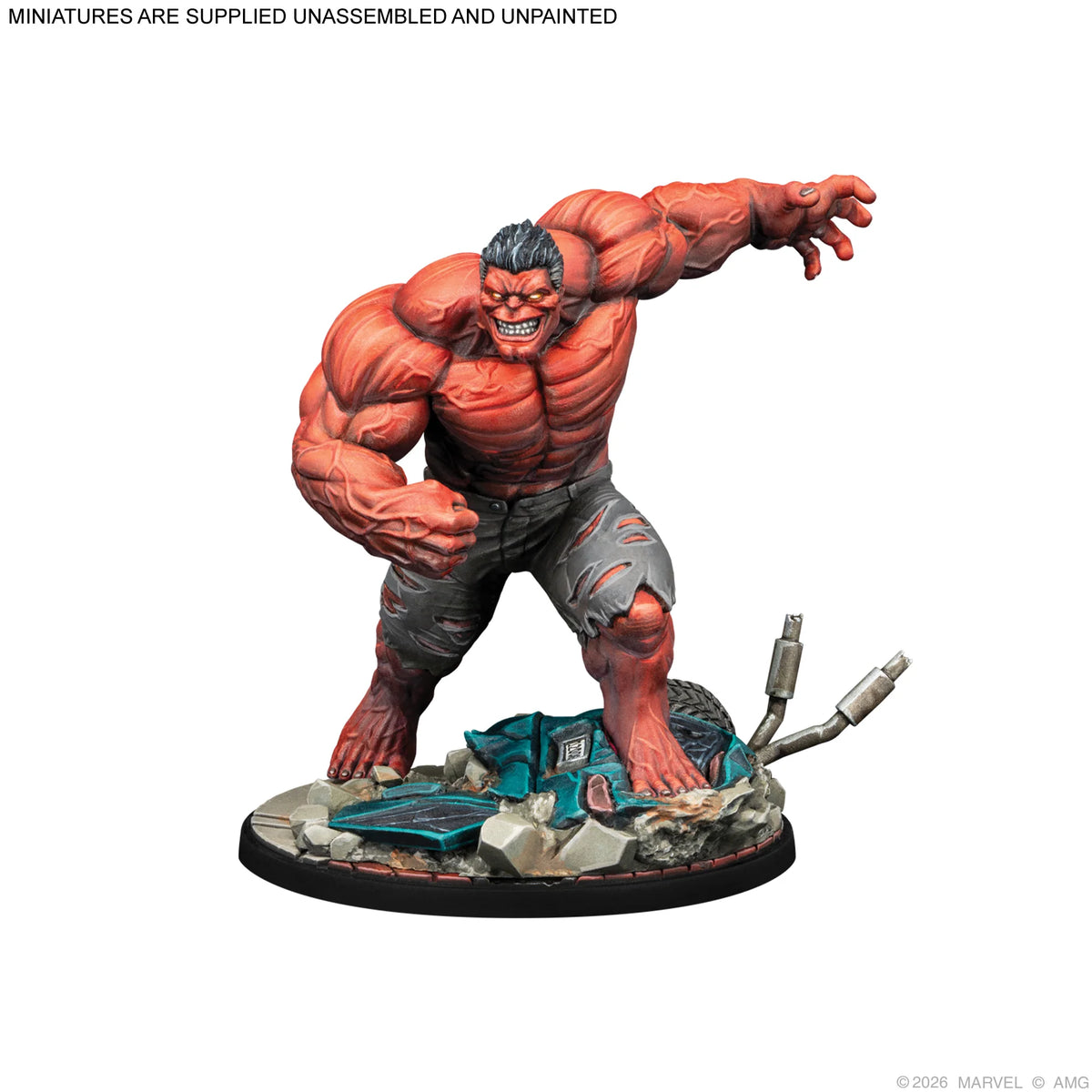MCP Leader, Red Hulk & Sensational She-Hulk