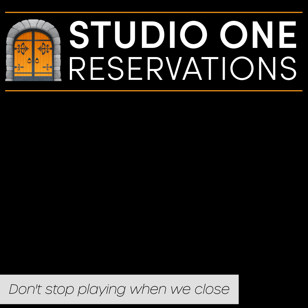 Studio One Reservations