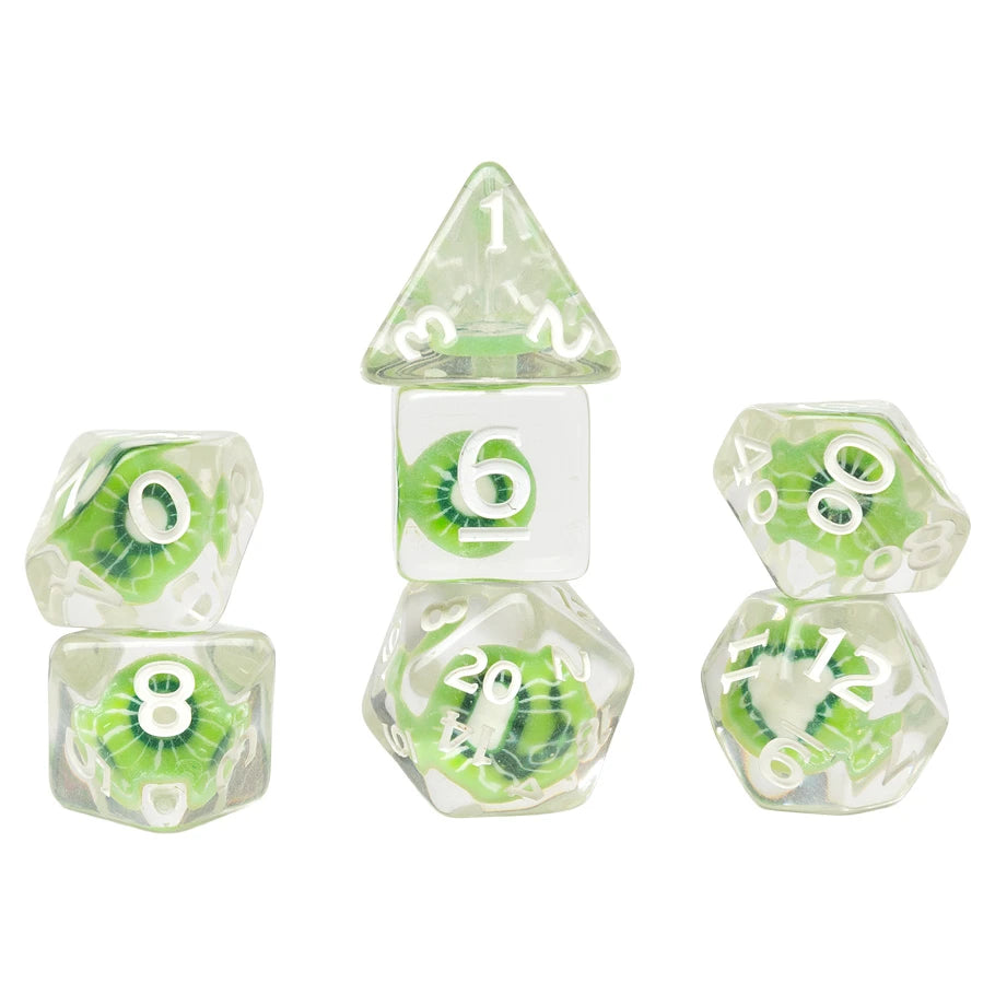RPG Fruit Slice Dice Set Kiwi