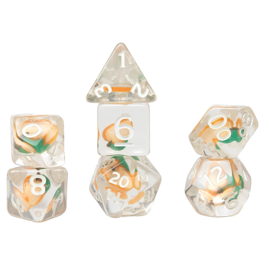 RPG Fruit Slice Dice Set Peach