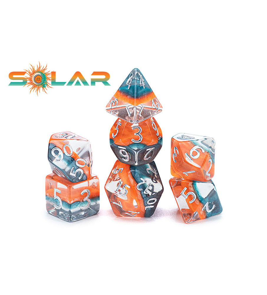Eclipse Dice - Solar Eclipse 7-Die Set