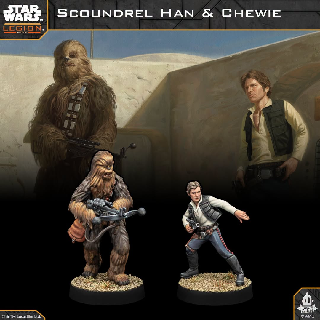 Star Wars: Legion - Scoundrel Han and Chewie