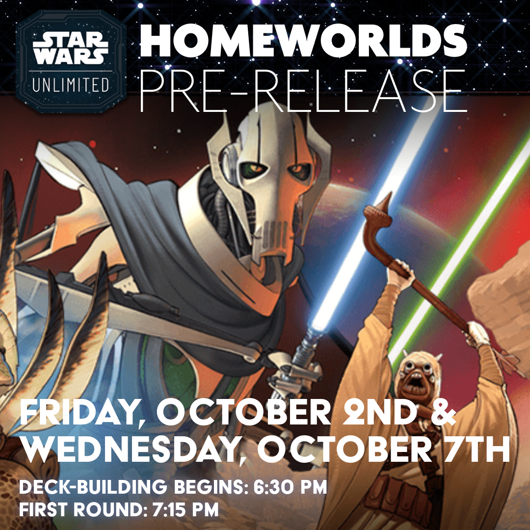 Star Wars Unlimited Homeworld's Prerelease