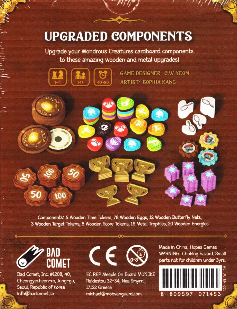 Wondrous Creatures: Upgrades Components