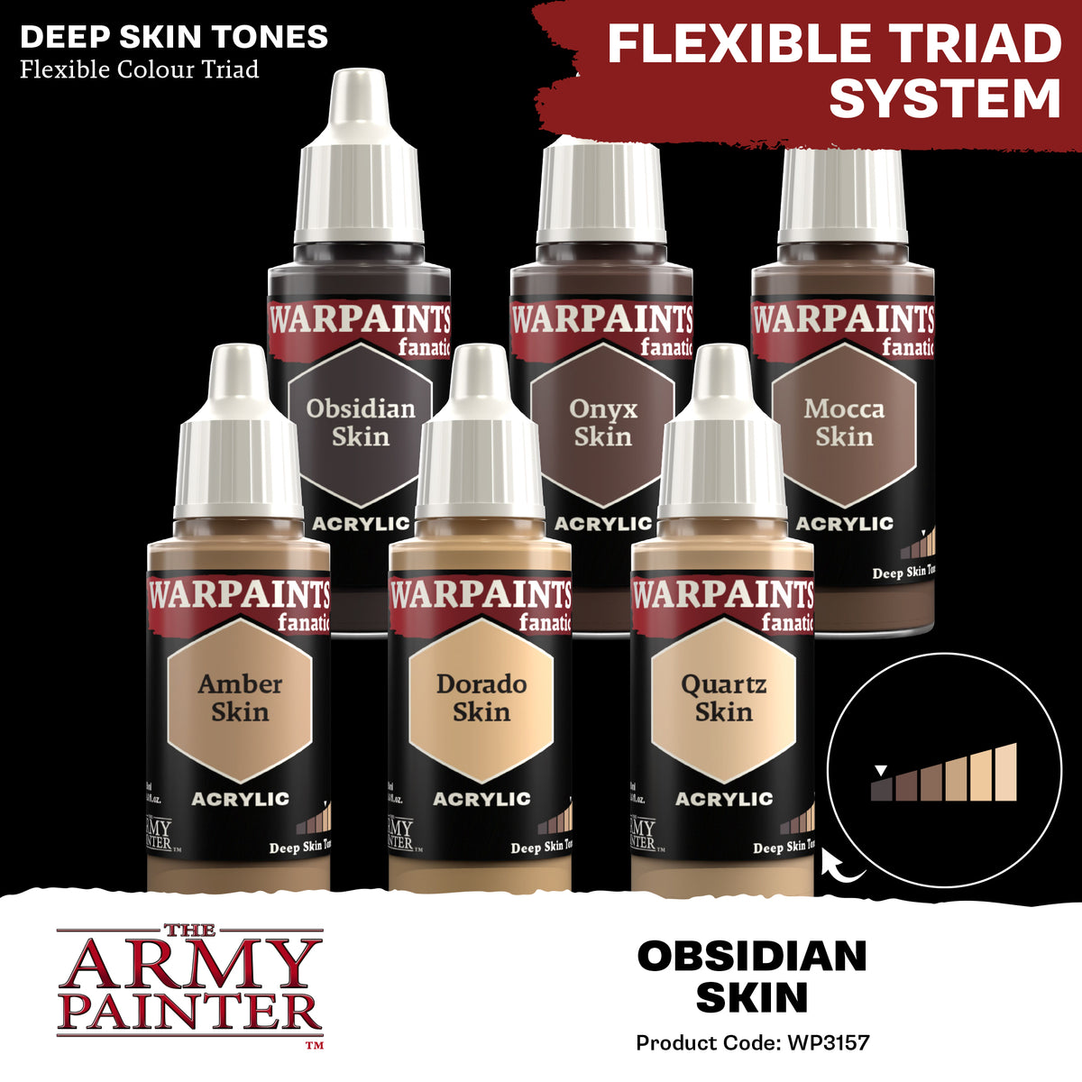 Warpaints Fanatic: Obsidian Skin 18ml
