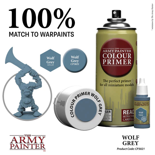 Colour Primer: Wolf Grey 400ml Spray