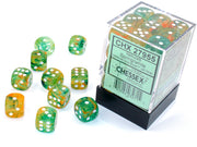 NebulaÃ‚Â® 12mm d6 Spring/white LuminaryÃ¢â€žÂ¢ Dice BlockÃ¢â€žÂ¢ (36 dice)