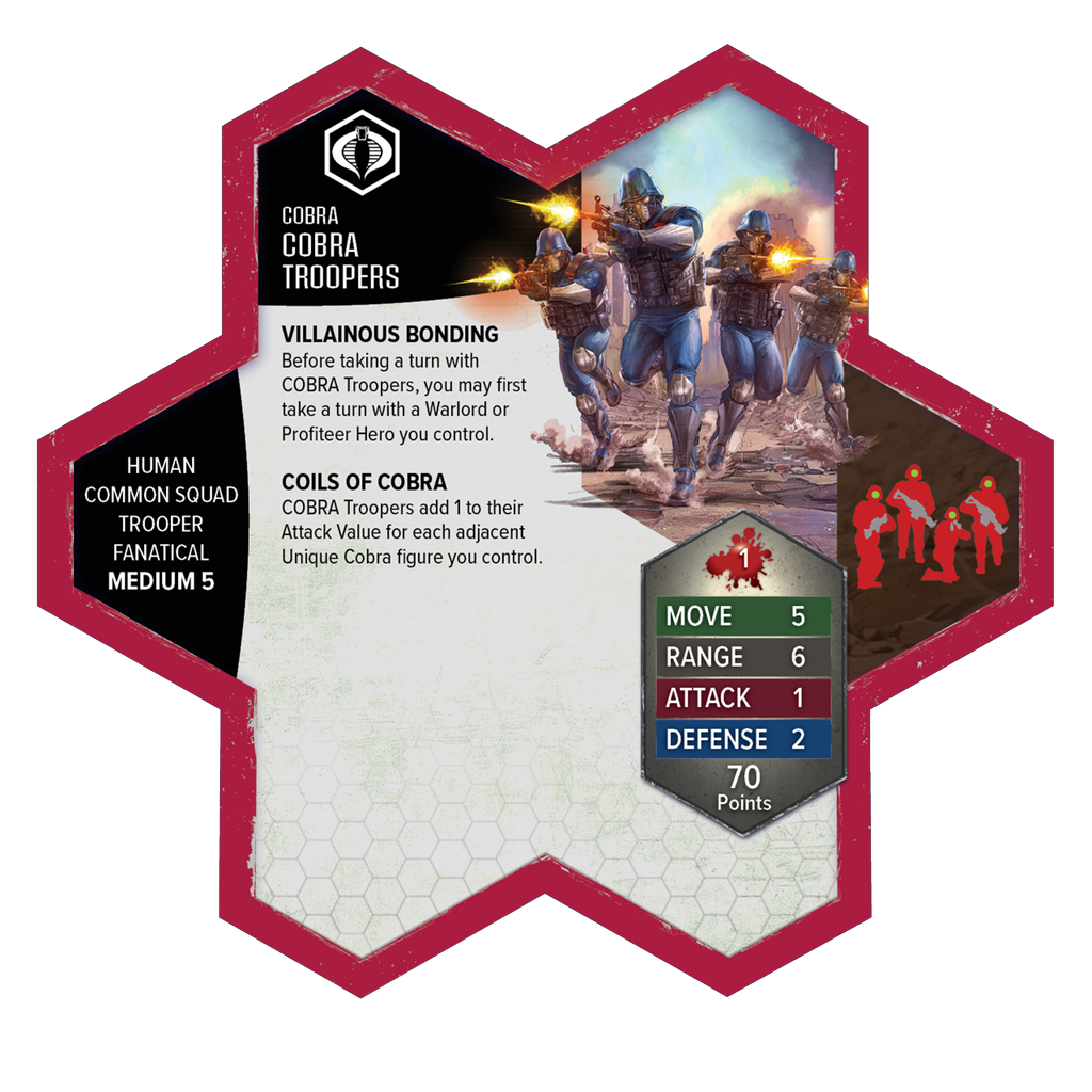 G.I. Joe Heroscape Cobra Troopers and Cobra Flight Pod Army Expansion