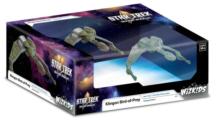 Star Trek Ship Pack Bird of Prey Cloaked and Uncloaked