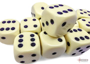 Opaque 16mm d6 Pastel Yellow/black Dice BlockÃ¢â€žÂ¢ (12 dice)