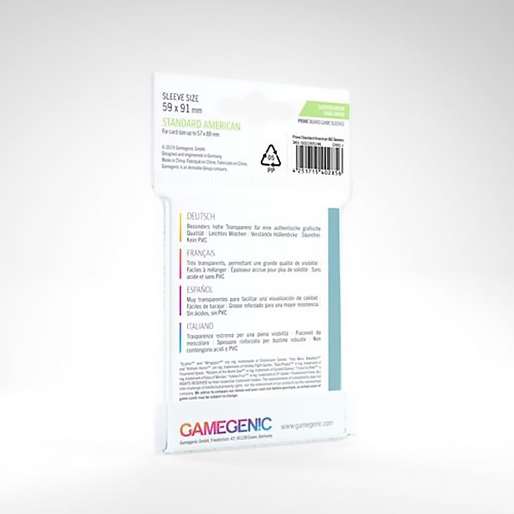 PRIME Green BG Sleeves (50) 59 x 91mm