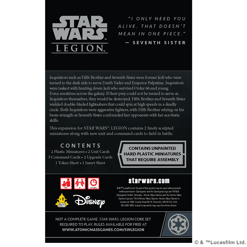 SW Legion Fifth Brother & Seventh Sister Operative Expansion