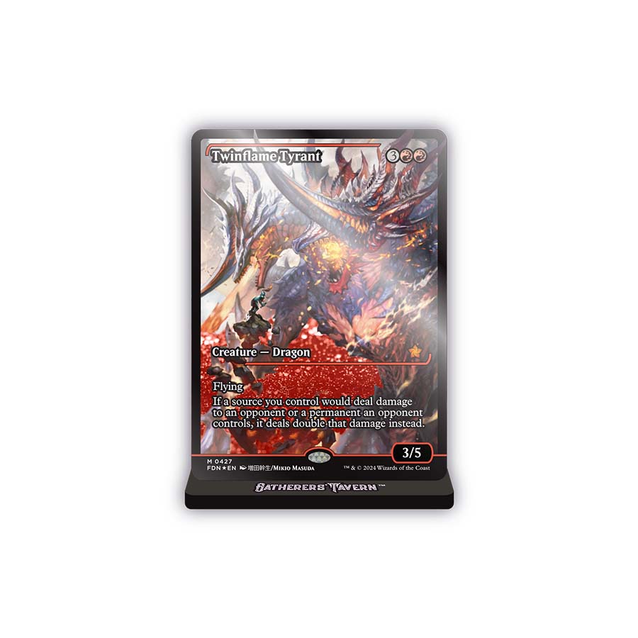 MTG Slab Standee Twinflame Tyrant