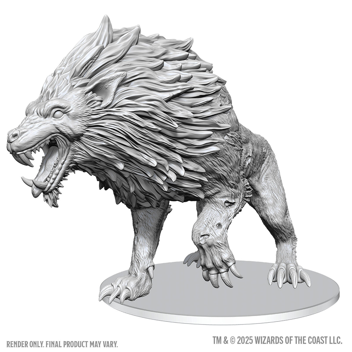 D&D Unpainted Minis: Dire Worg