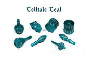 PolyHero Bard 8 Dice Set Telltale Teal