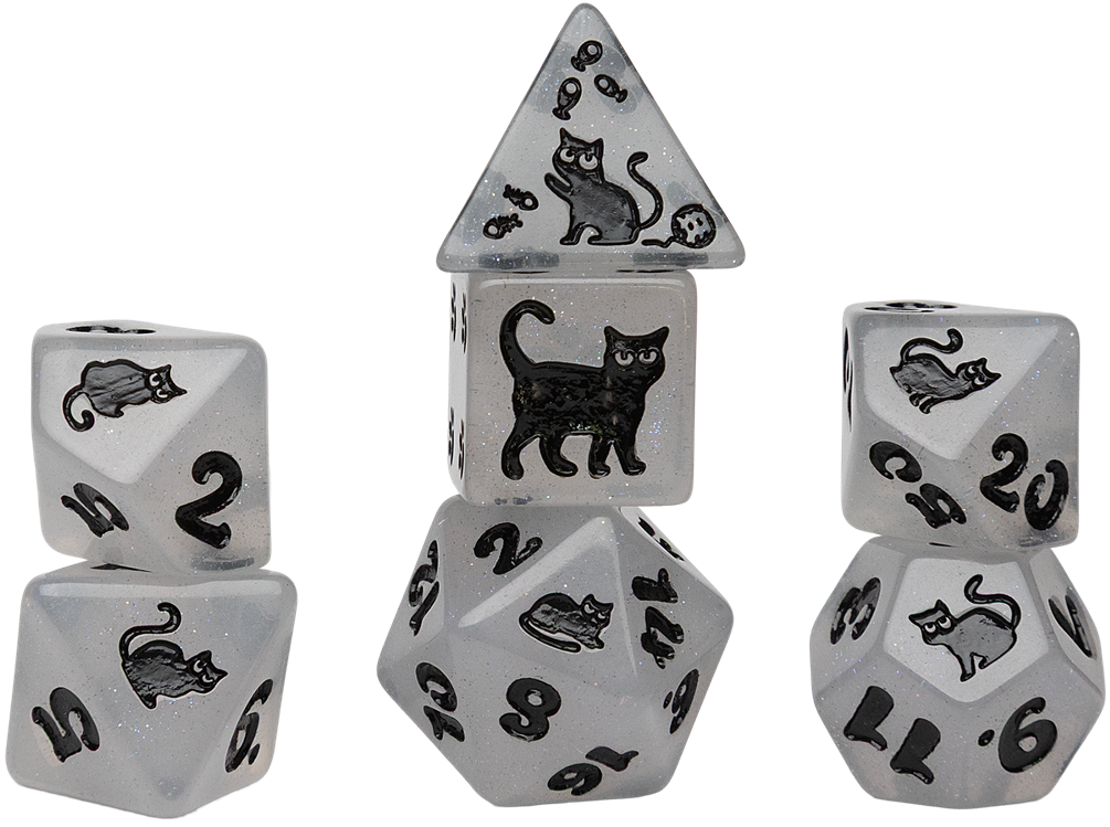 SD Animal Series Shimmerpaw 7-Die RPG Set