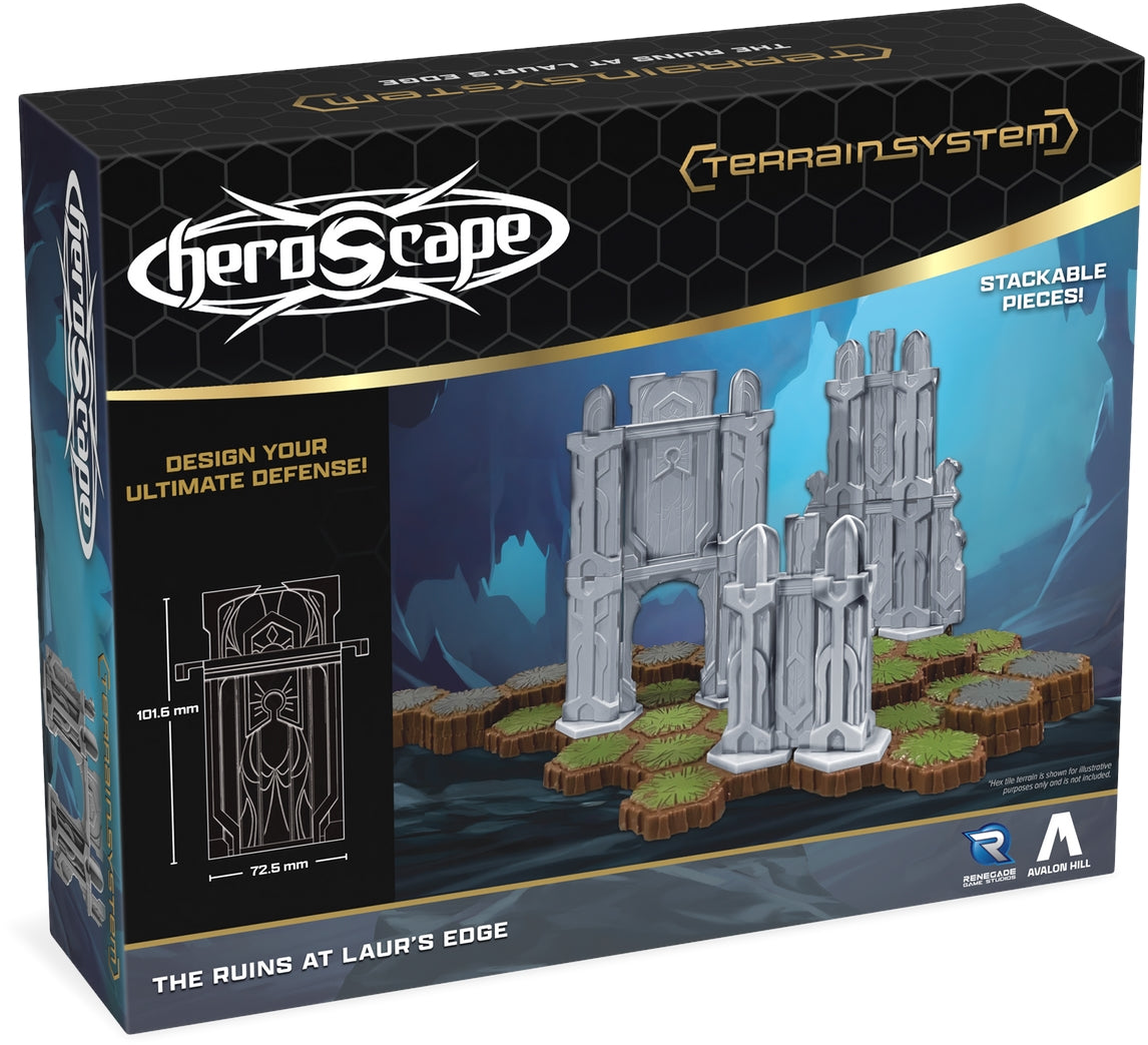 Heroscape The Ruins at Laur's Edge Terrain Expansion