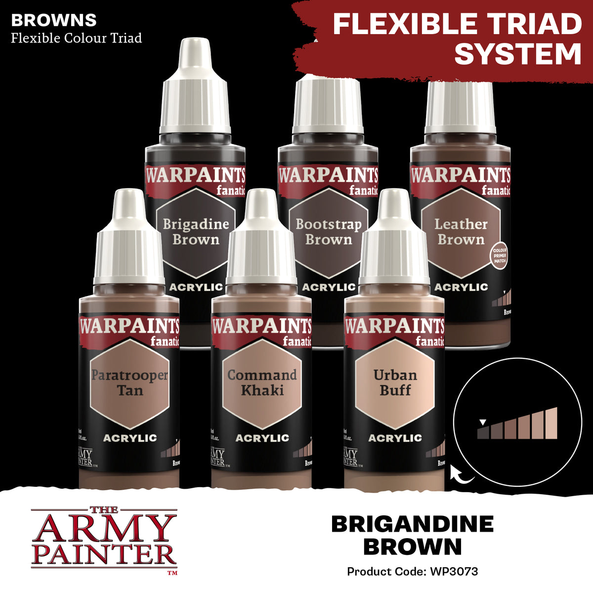 Warpaints Fanatic: Brigandine Brown 18ml