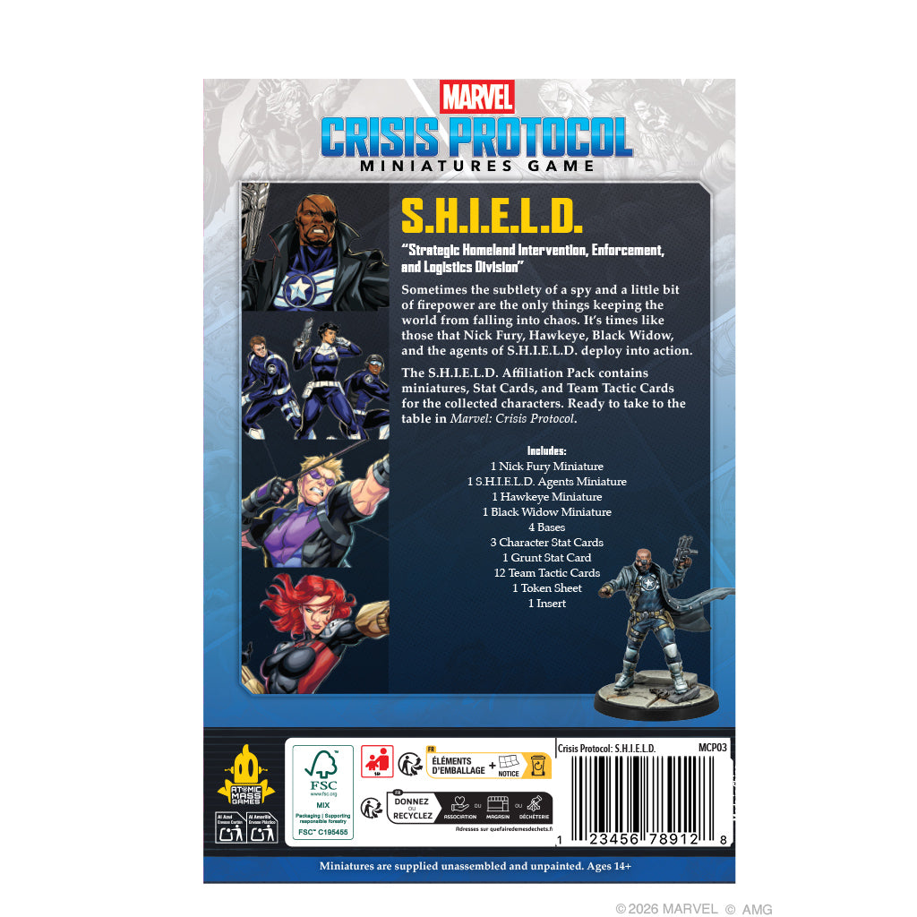 MCP S.H.I.E.L.D Affiliation Pack