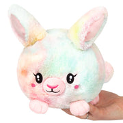 Mini Tie Dye Fluffy Bunny Squishable 6"