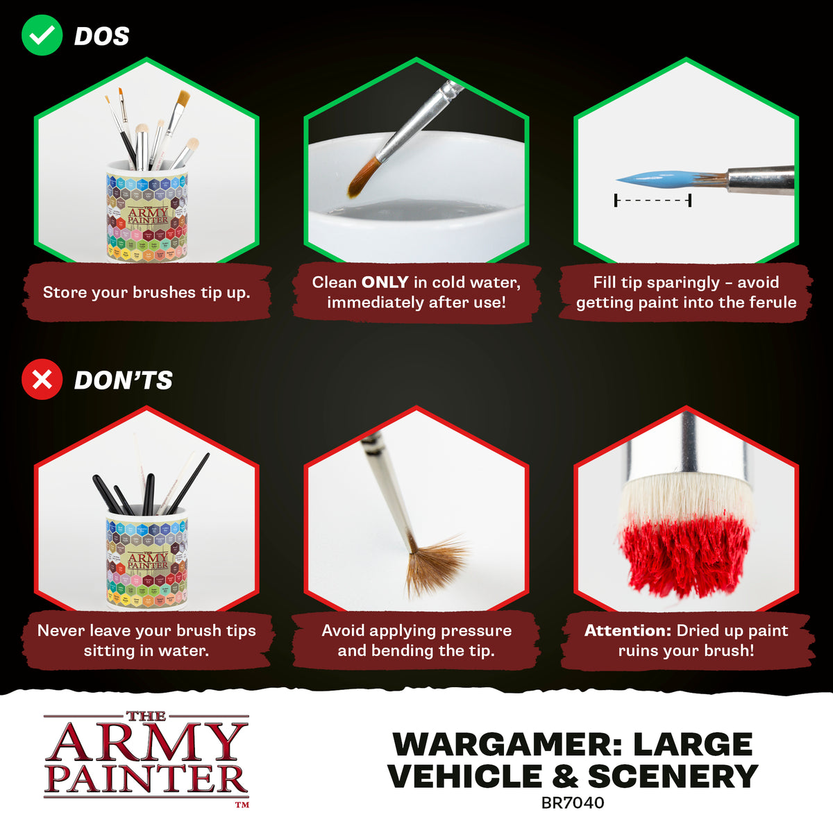 Wargamer Brush Large Vehicle & Scenery