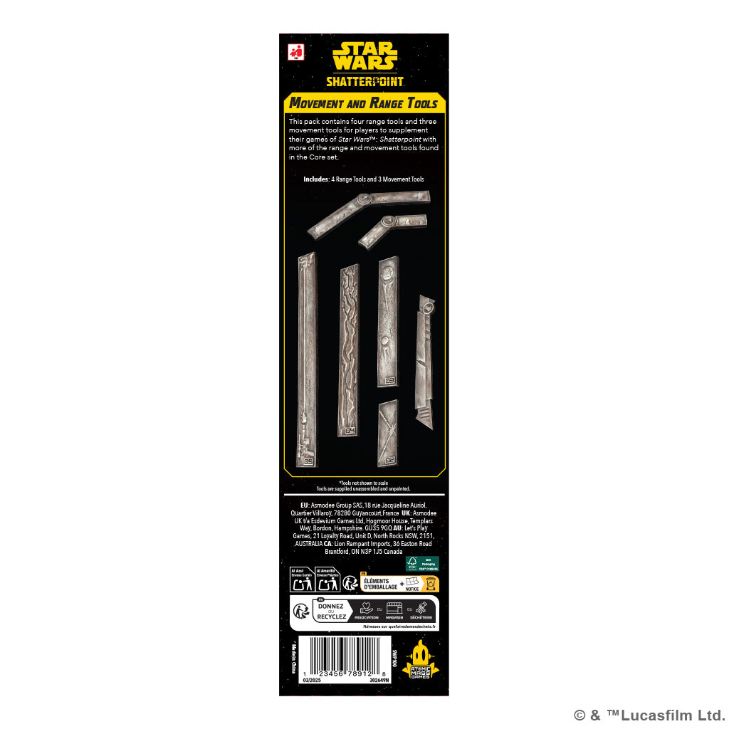 SW Shatterpoint - Movement & Range Tools