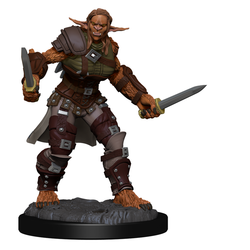 D&DNMUM: Bugbear Barbarian Male & Bugbear Rogue Female W15