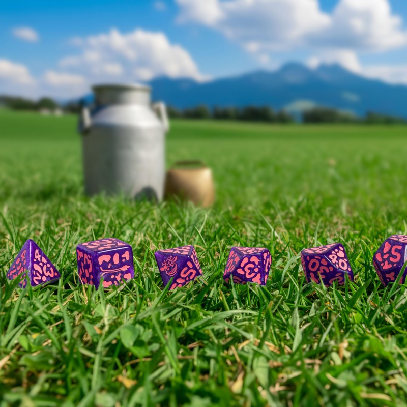 Cow Dice Set RaMOOna