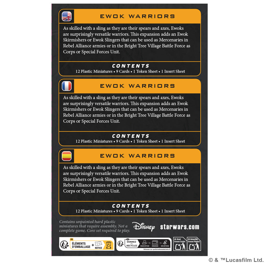 SW Legion Ewok Warriors