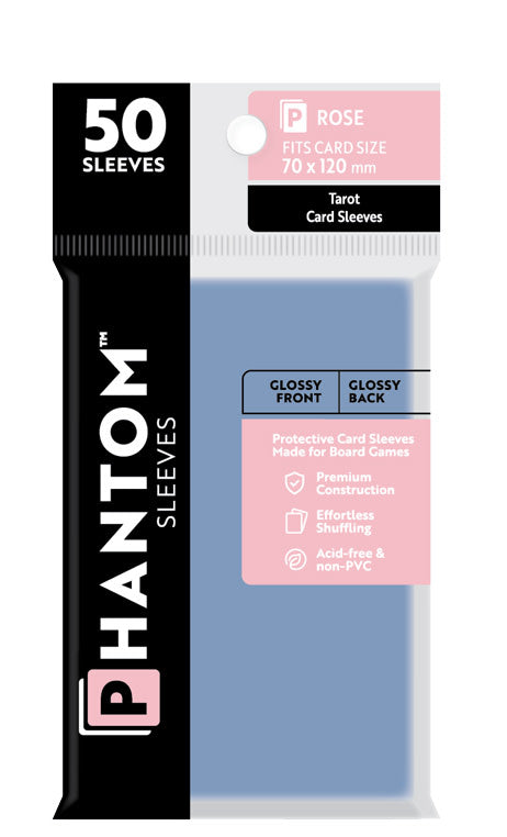 Phantom Rose Sleeves Gloss/Gloss 70x120mm Clear 50ct