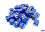 Brush 12mm d6 Wavebreak/Gold Dice BlockÃ¢â€žÂ¢ (36 dice)