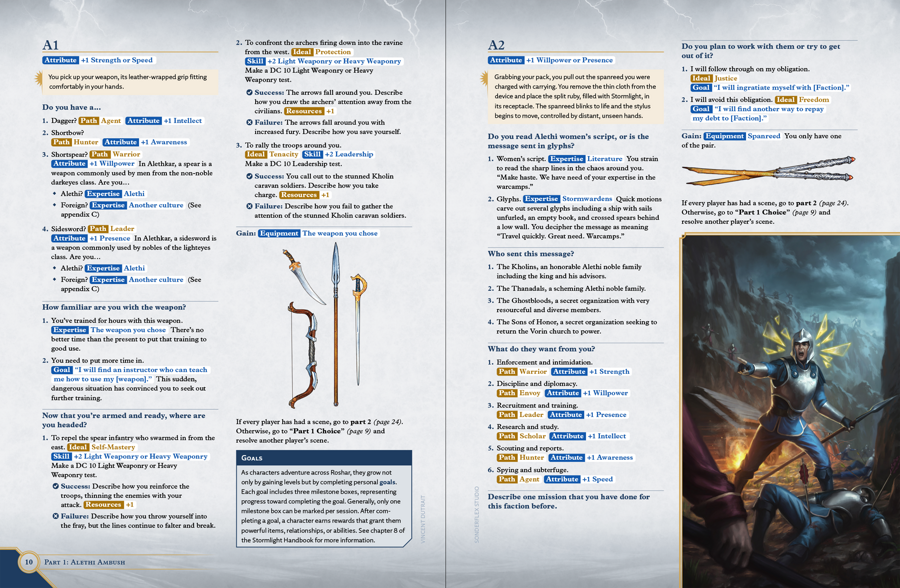 Cosmere RPG: Stormlight The First Step Adventure (Softcover)