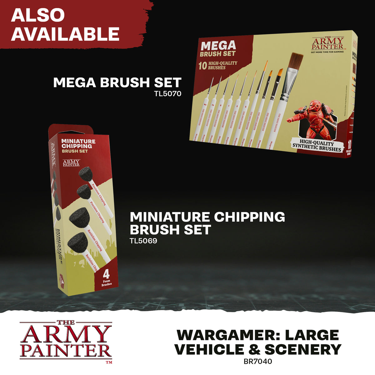 Wargamer Brush Large Vehicle & Scenery