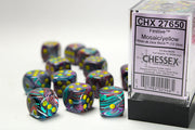 FestiveÃ‚Â® 16mm d6 Mosaic/yellow Dice BlockÃ¢â€žÂ¢ (12 dice)