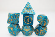 Drake's Flight RPG Dice Set Cobalt