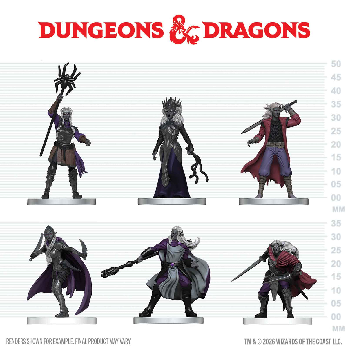 D&D ICONS: Drow Warband